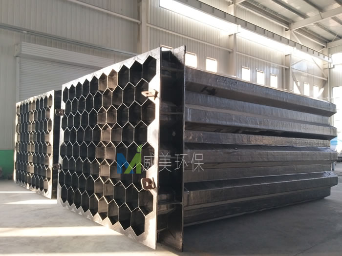 待發(fā)貨的濕式靜電除塵器陽(yáng)極系統(tǒng)-陽(yáng)極管束